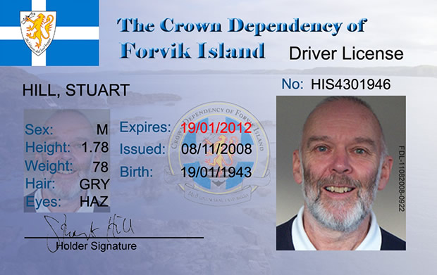Forvik Driver License